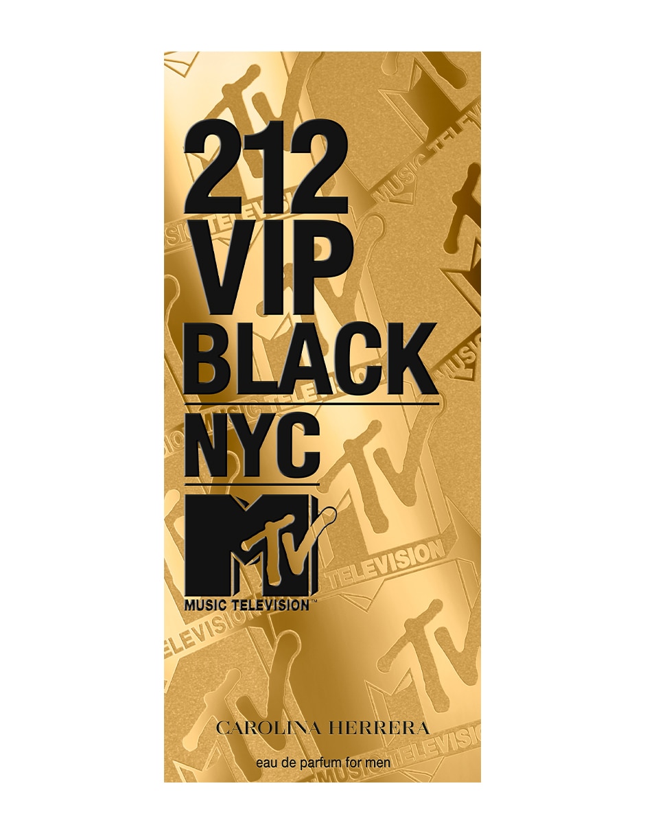 Eau de parfum Carolina Herrera 212 Vip Black X MTV para hombre