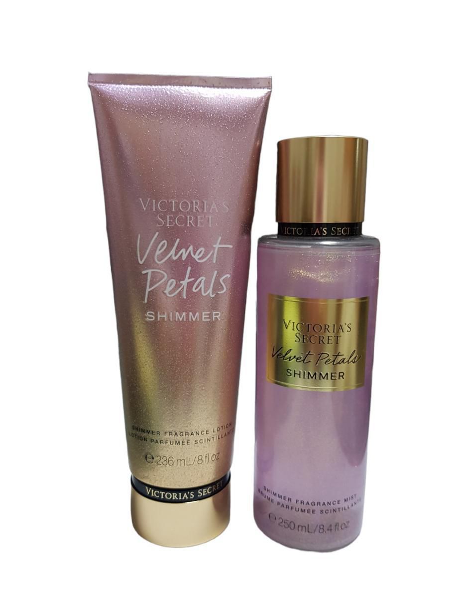 Body lotion Velvet Petals Shimmer para mujer