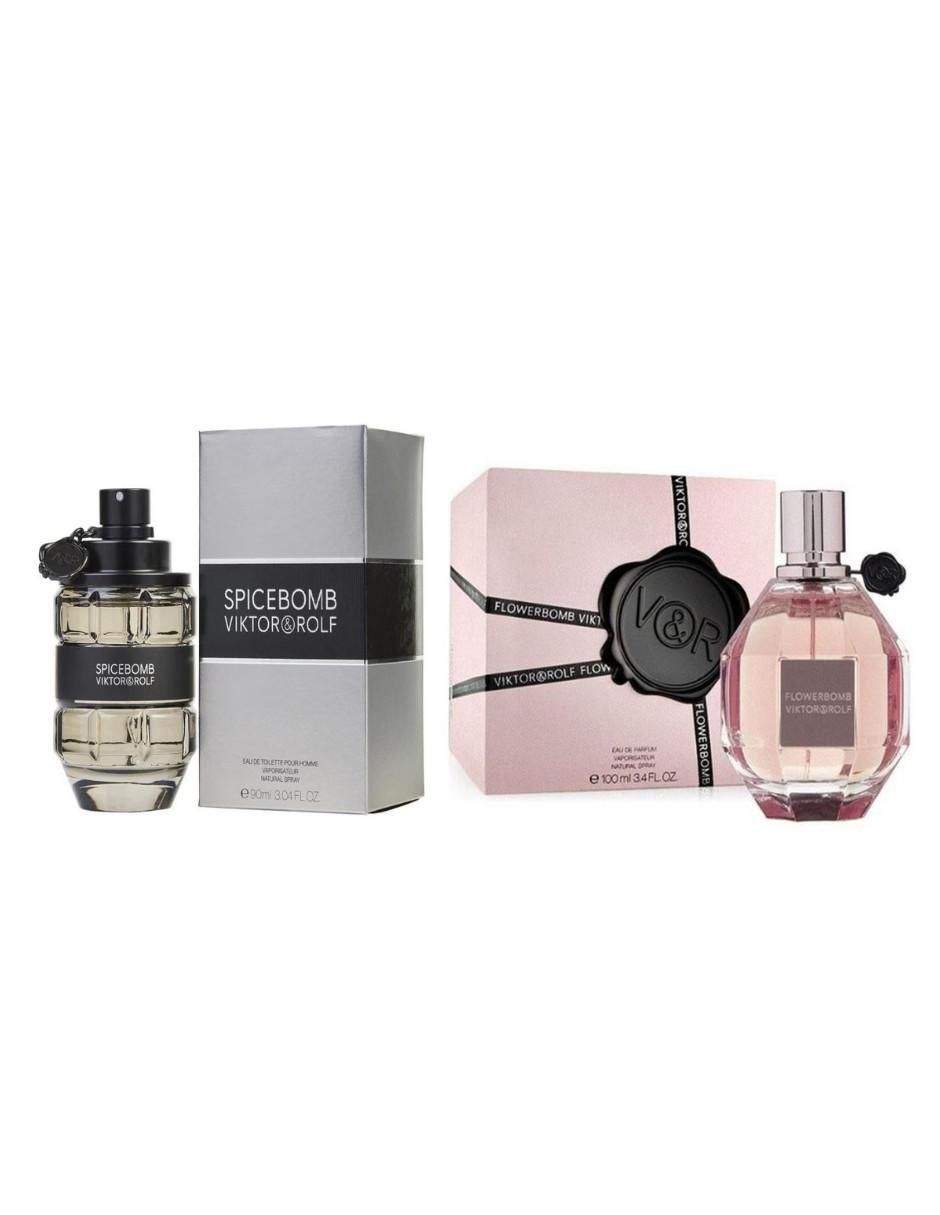 Set Eau de parfum Rolf Spicebomb + Flower Bomb unisex 1