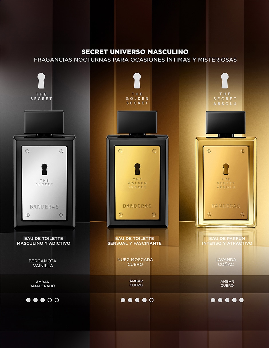 Set Eau de toilette The Golden Secret para hombre 4