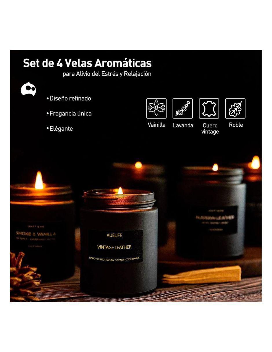 Set de velas aromáticas Bluelander 4 piezas 5