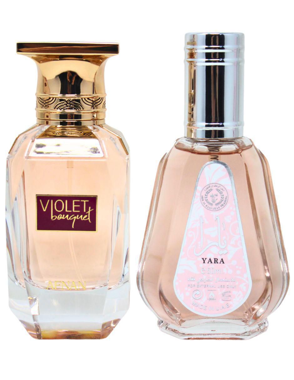 Set de fragancia Afnan Violet Bouquet & Yara para mujer