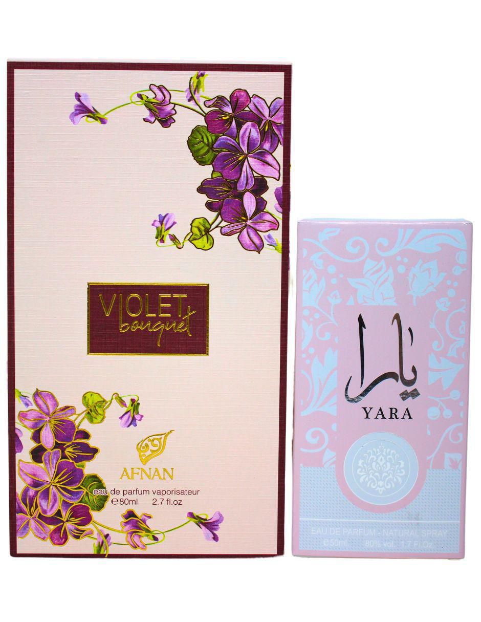 Set de fragancia Afnan Violet Bouquet & Yara para mujer 4