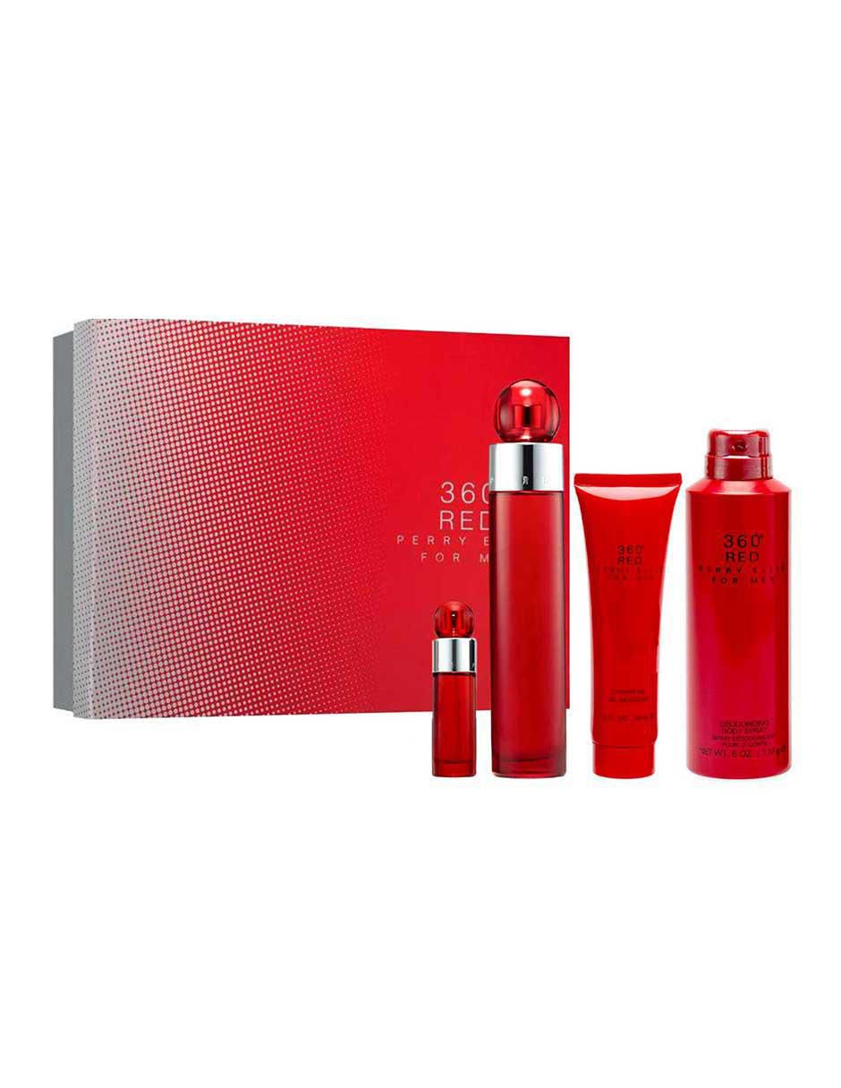 Set Eau de toilette 360° Red For Men para hombre
