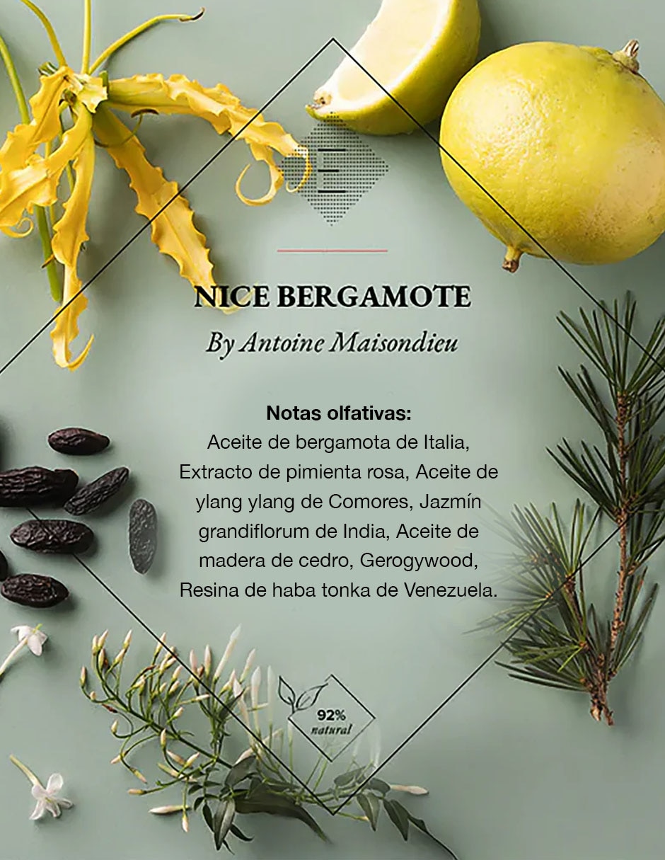 Eau de parfum nice bergamote unisex 3