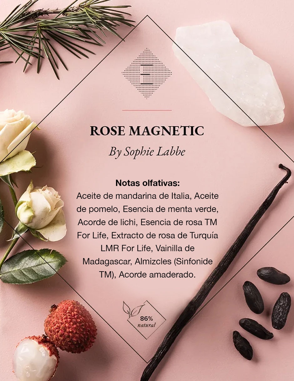 Eau de parfum rose magnetic unisex 3