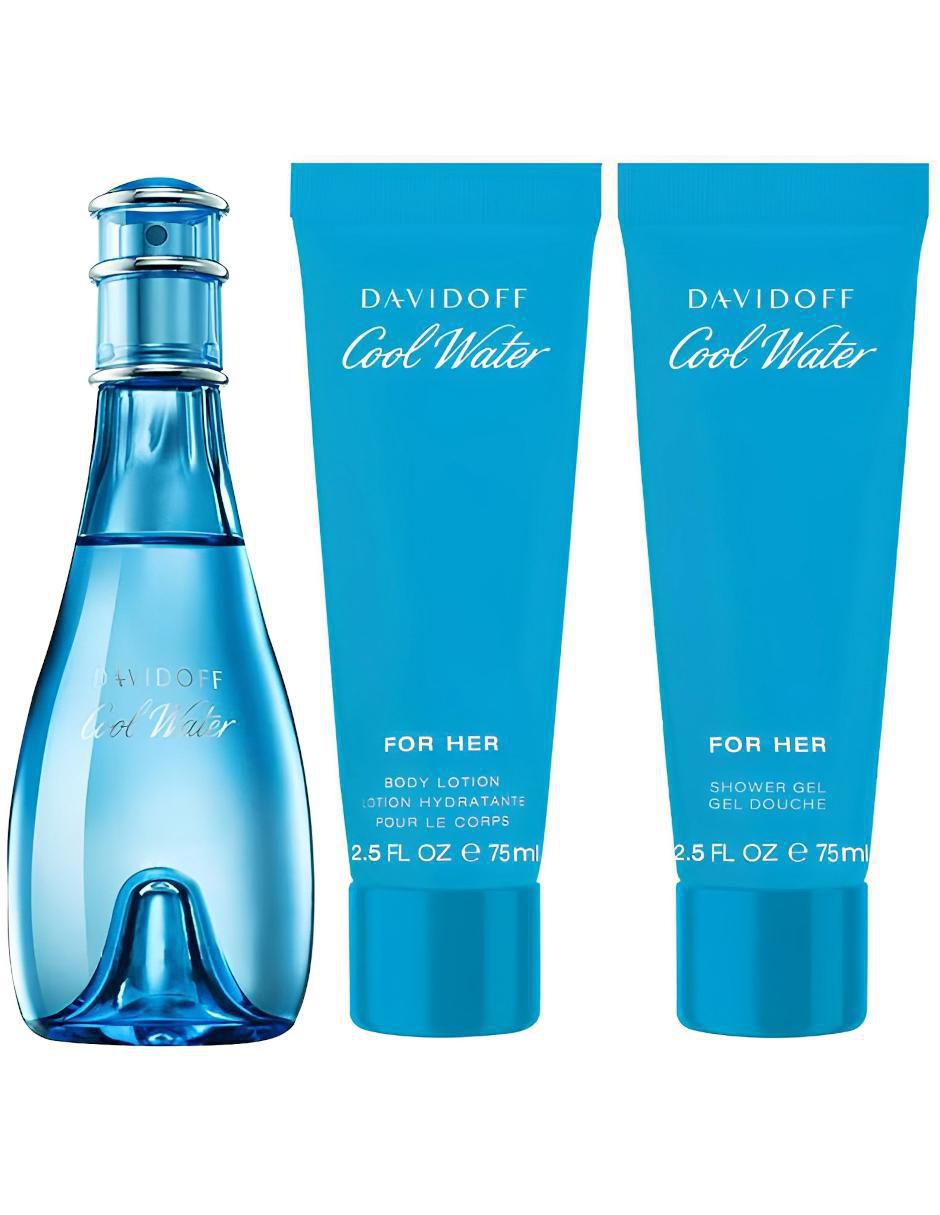 Set Eau de toilette Cool Water para mujer
