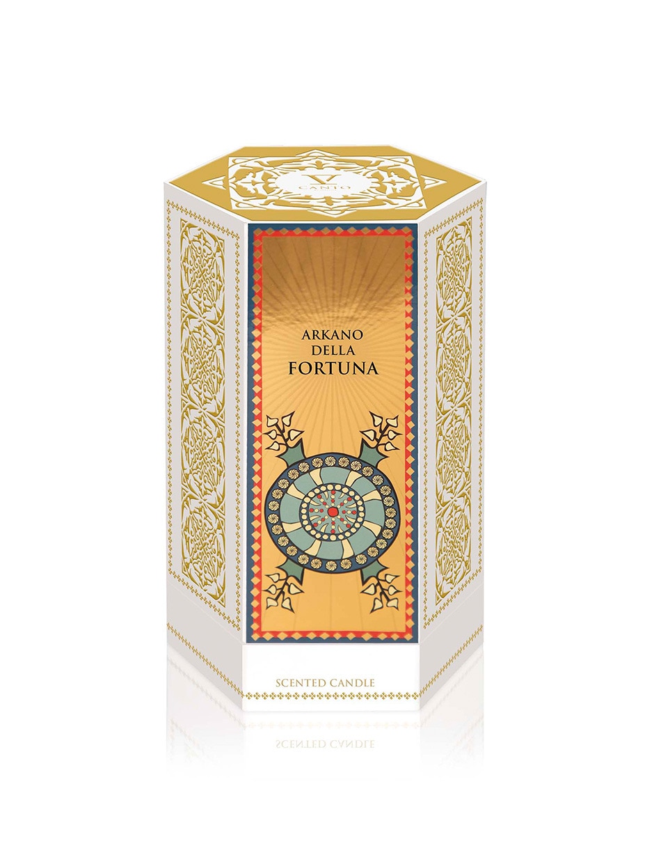 Vela aromática Arkano della Fortuna aroma cítrico 3