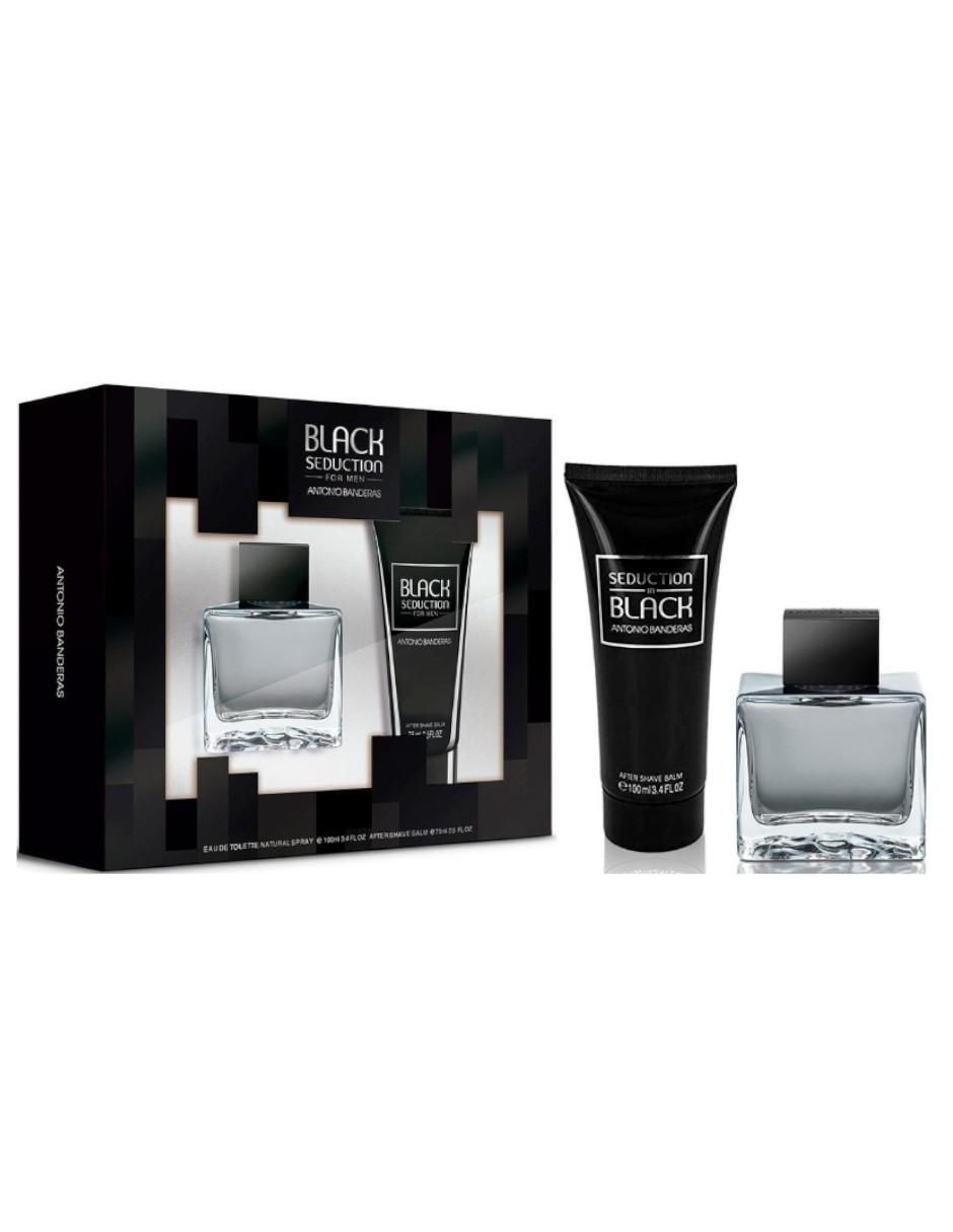 Kit eau de toilette Black Seduction para hombre
