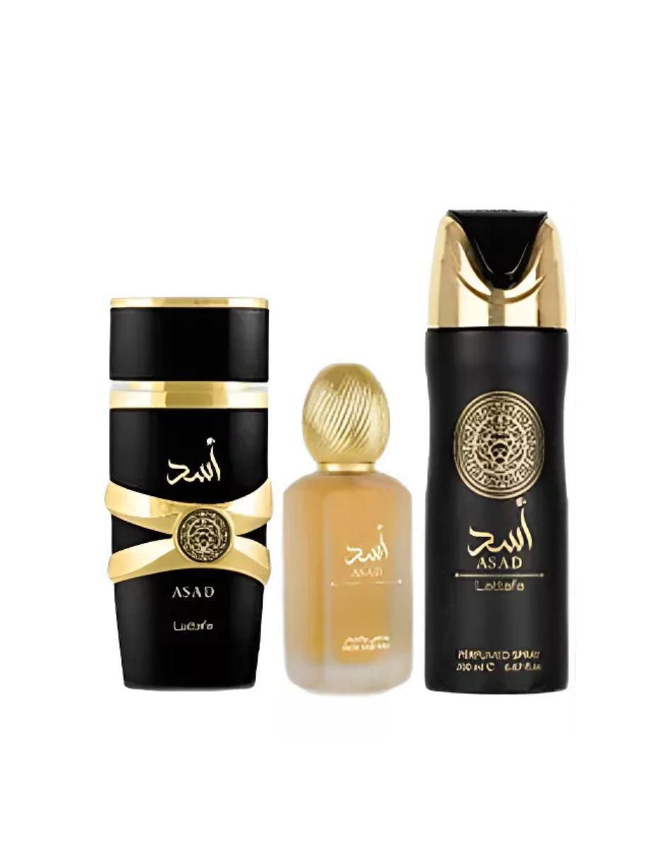 Set Eau de parfum Asad para hombre Set Eau de parfum Asad para hombre