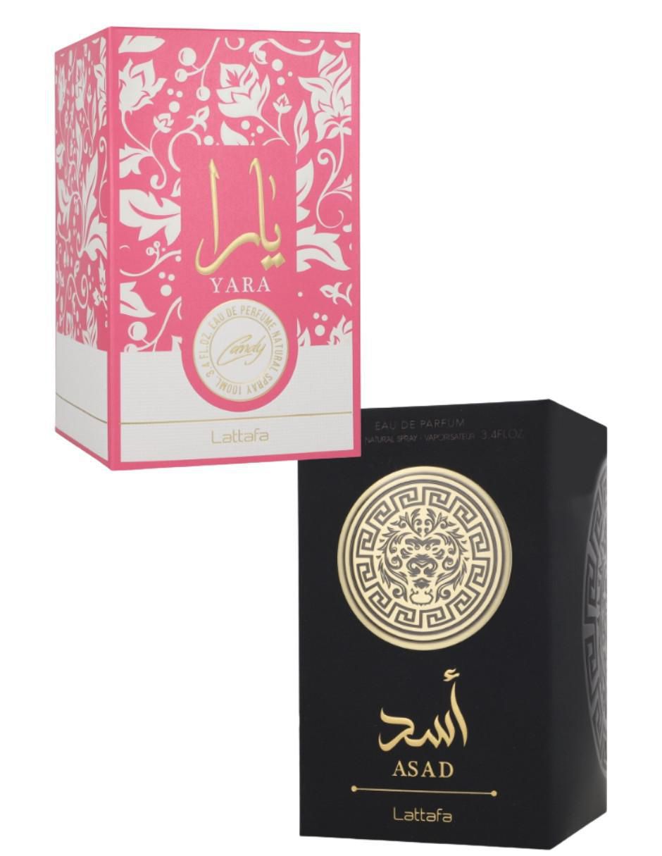 Set eau de parfum Yara Candy y Asad unisex 3