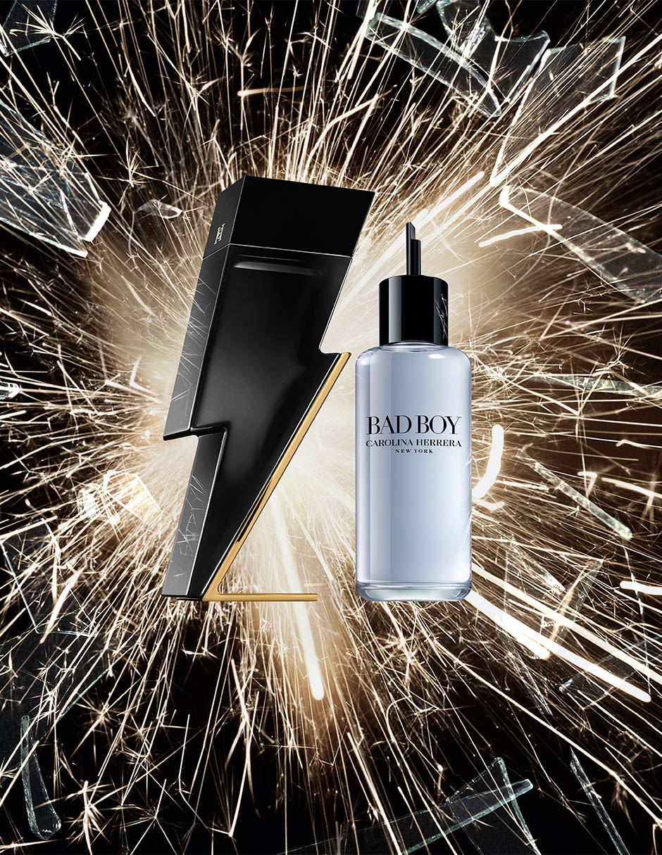 Refil de eau de parfum Carolina Herrera Bad Boy 2
