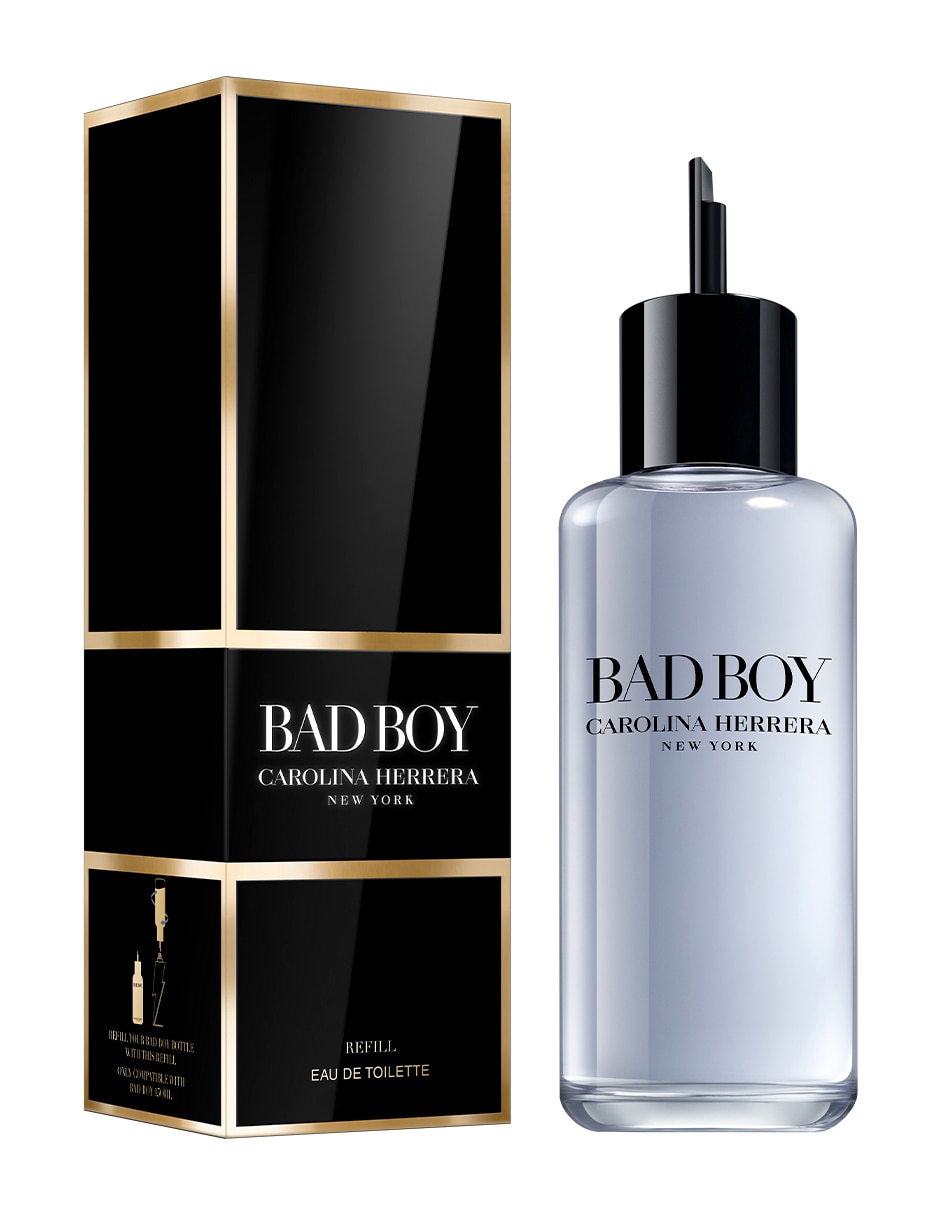 Refil de eau de parfum Carolina Herrera Bad Boy 7