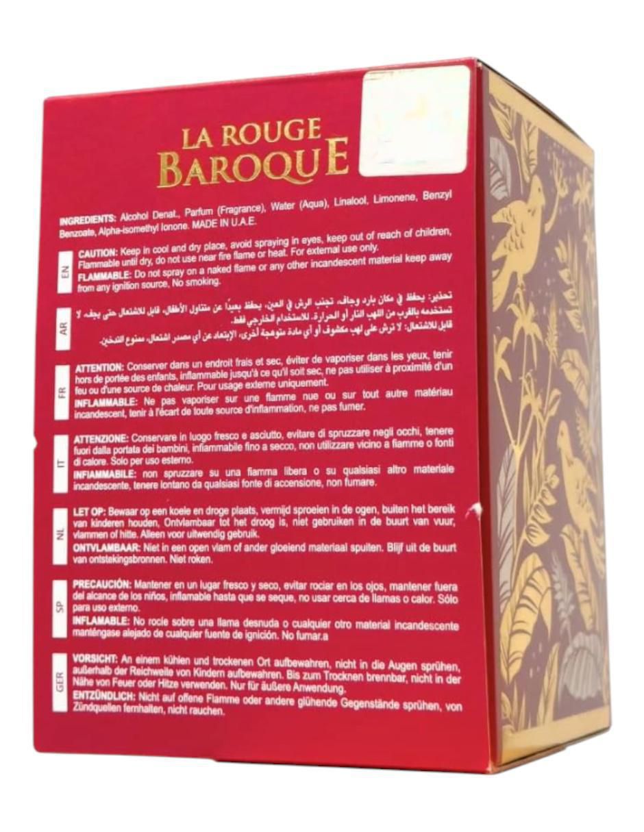 Eau de parfum La Rouge Baroque Extreme unisex 4
