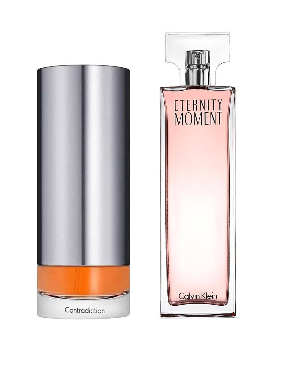 Set Eau de parfum Contradiction y Eternity Moment para mujer Set Eau de parfum Contradiction y Eternity Moment para mujer