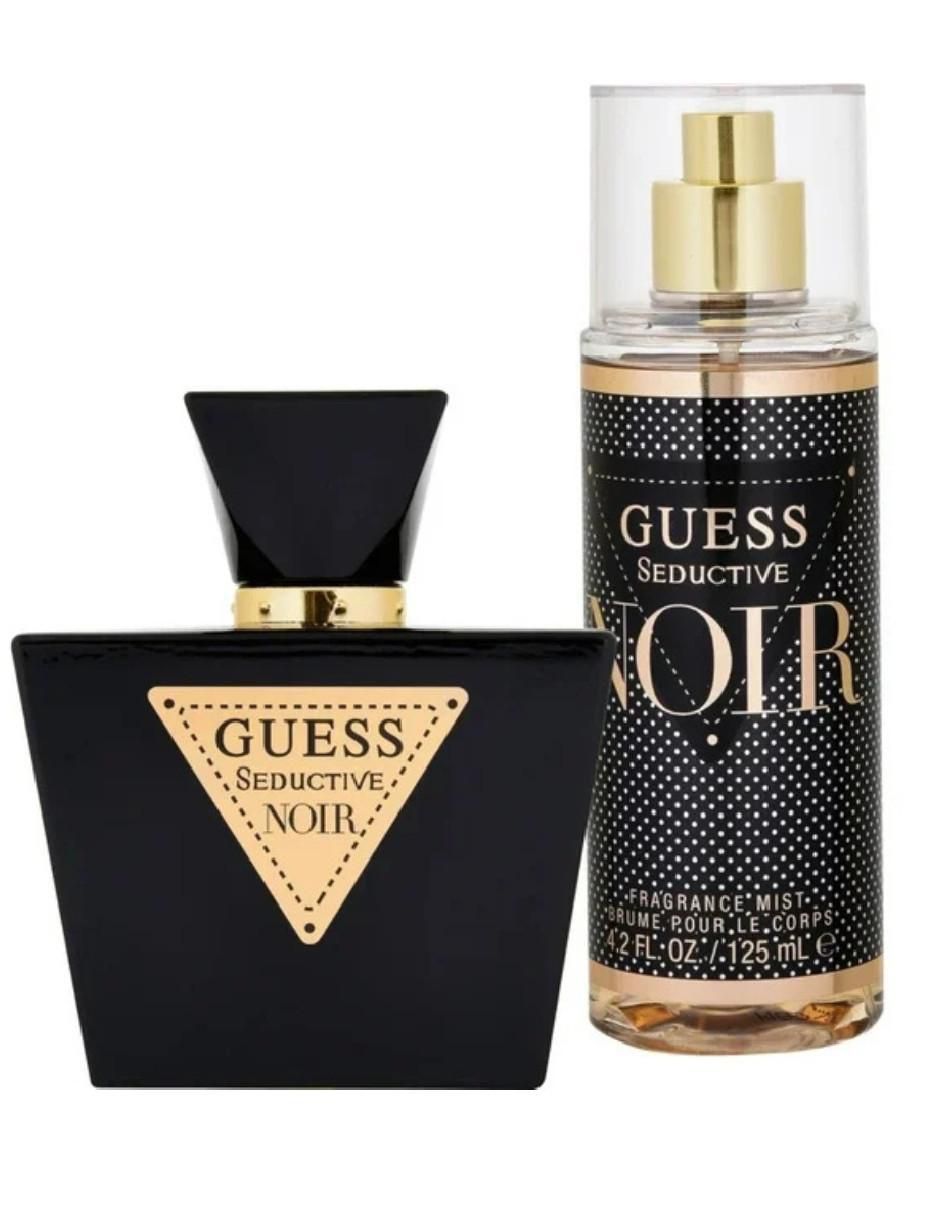 Set eau de toilette Guess Seductive Noir Dama + Body Mist para mujer