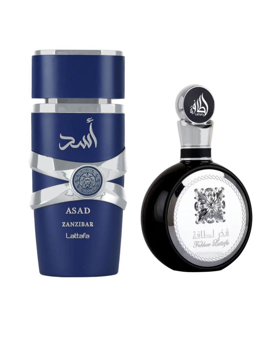 Set Eau de parfum Asad & Fakhar para hombre Set Eau de parfum Asad & Fakhar para hombre