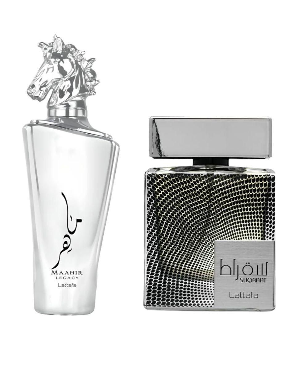 Set Eau de parfum Maahir & Suqraat para hombre Set Eau de parfum Maahir & Suqraat para hombre