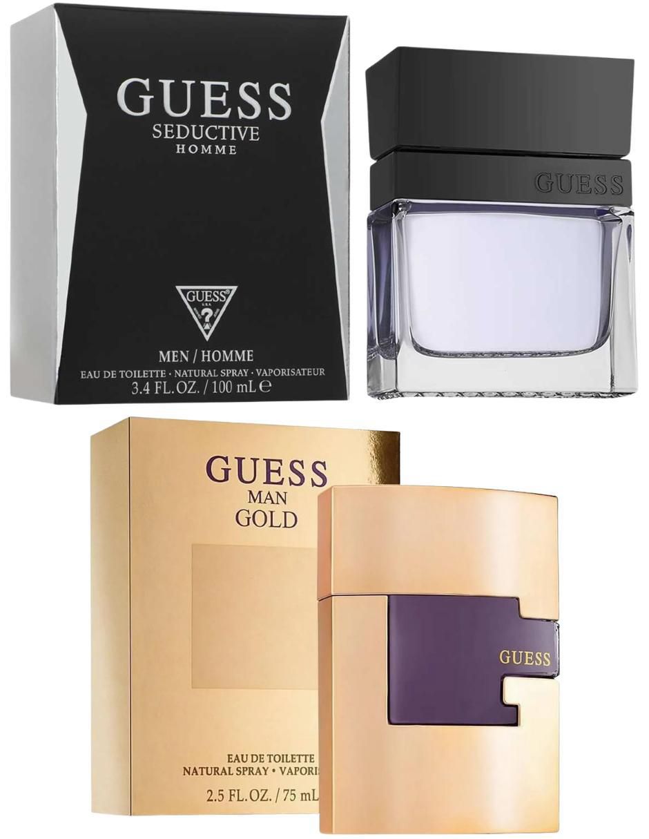 Estuche Guess Man Gold Perfume Guess Gold Hombre Set Eau De