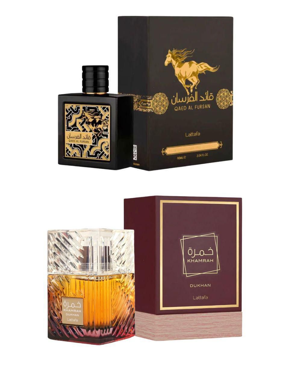 Set Eau de parfum Khamrah & Qaed Al Fursan unisex 2