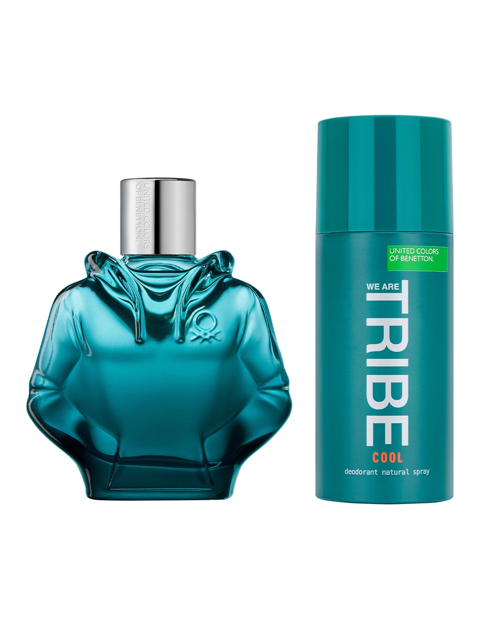 Set Eau de toilette Benetton We are Tribe Cool para hombre 3