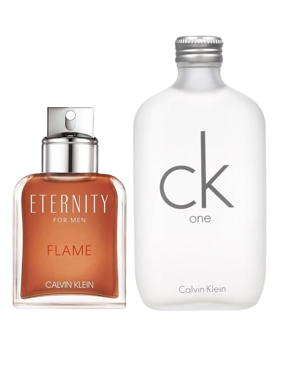 Set eau de toilette One y Eternity Flame para hombre