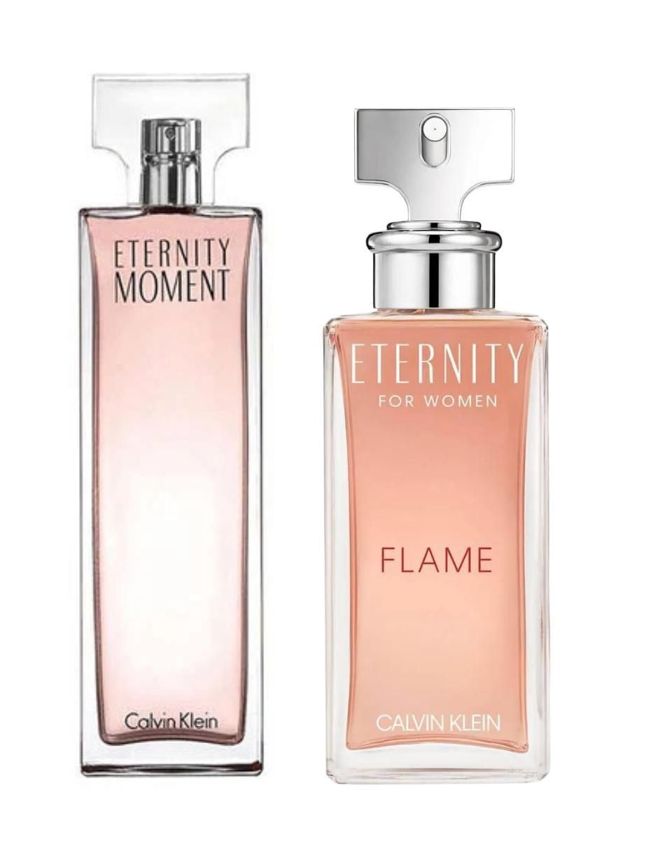 Set Eau de parfum Eternity Moment y Flame para mujer Set Eau de parfum Eternity Moment y Flame para mujer