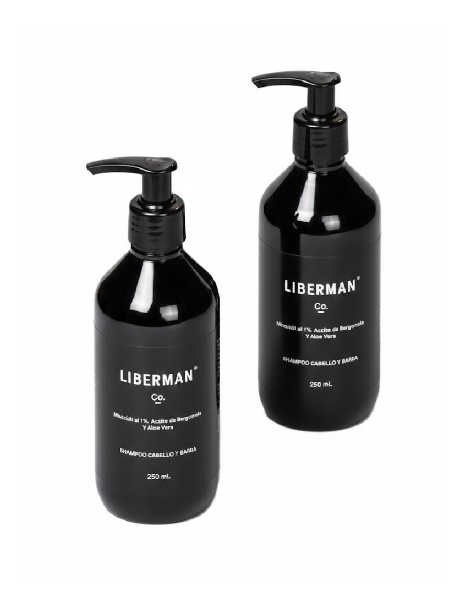 Kit tratamiento para barba y cabello shampoo capilar hidratante 2