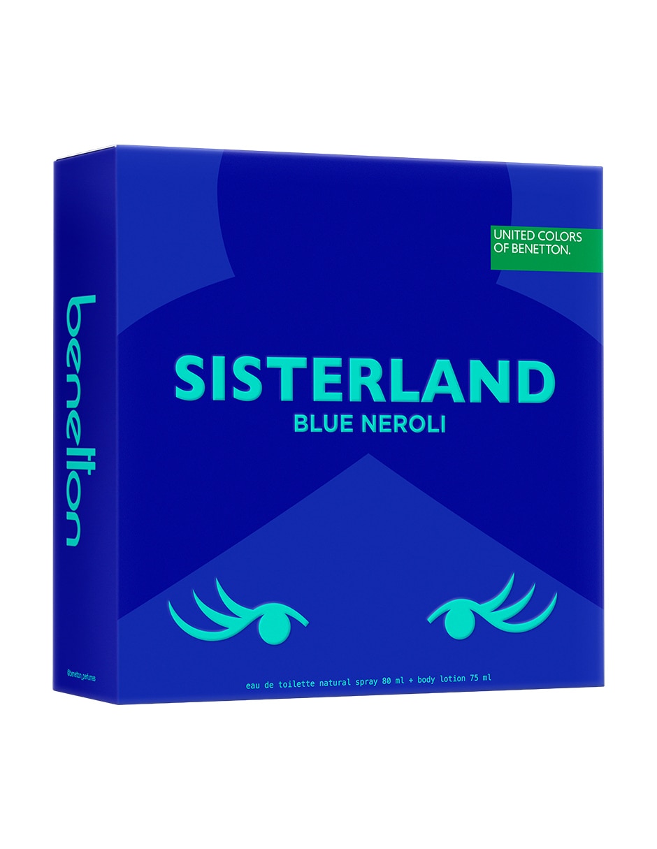 Kit Eau de toilette Benetton Sisterland Blue Neroli para mujer 13