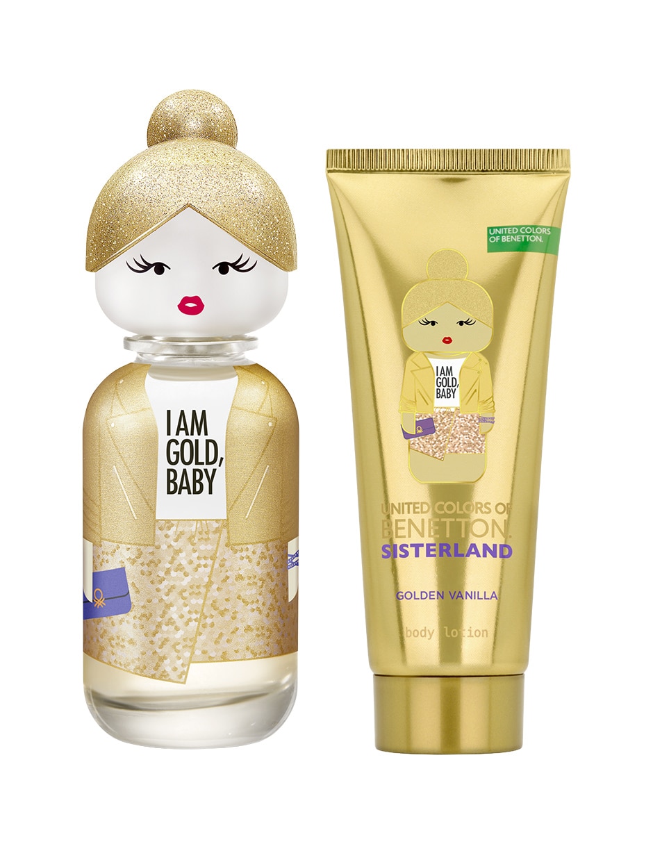 Kit Eau de parfum Benetton Sisterland Golden Vainilla para mujer 2