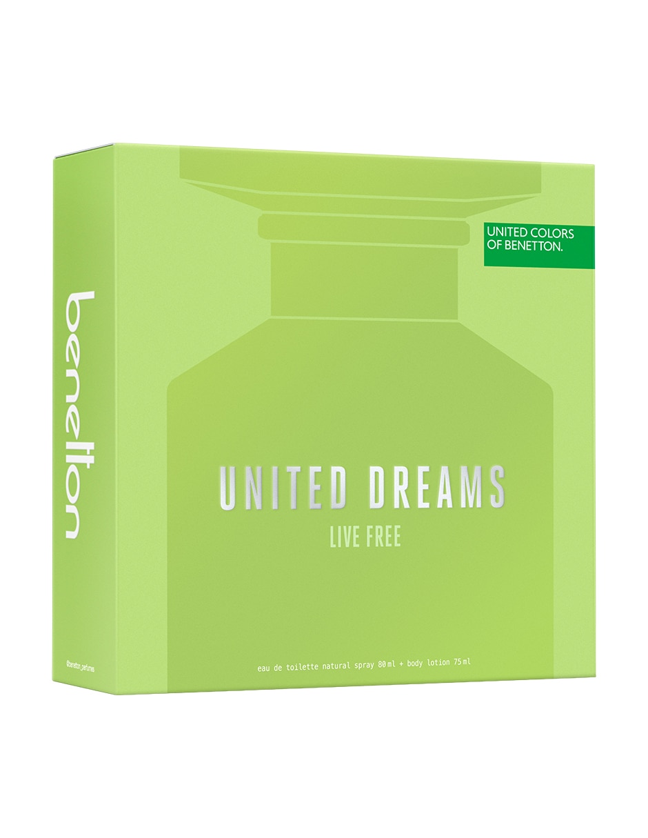 Set Eau de toilette Benetton Dreams Live Free para mujer 3