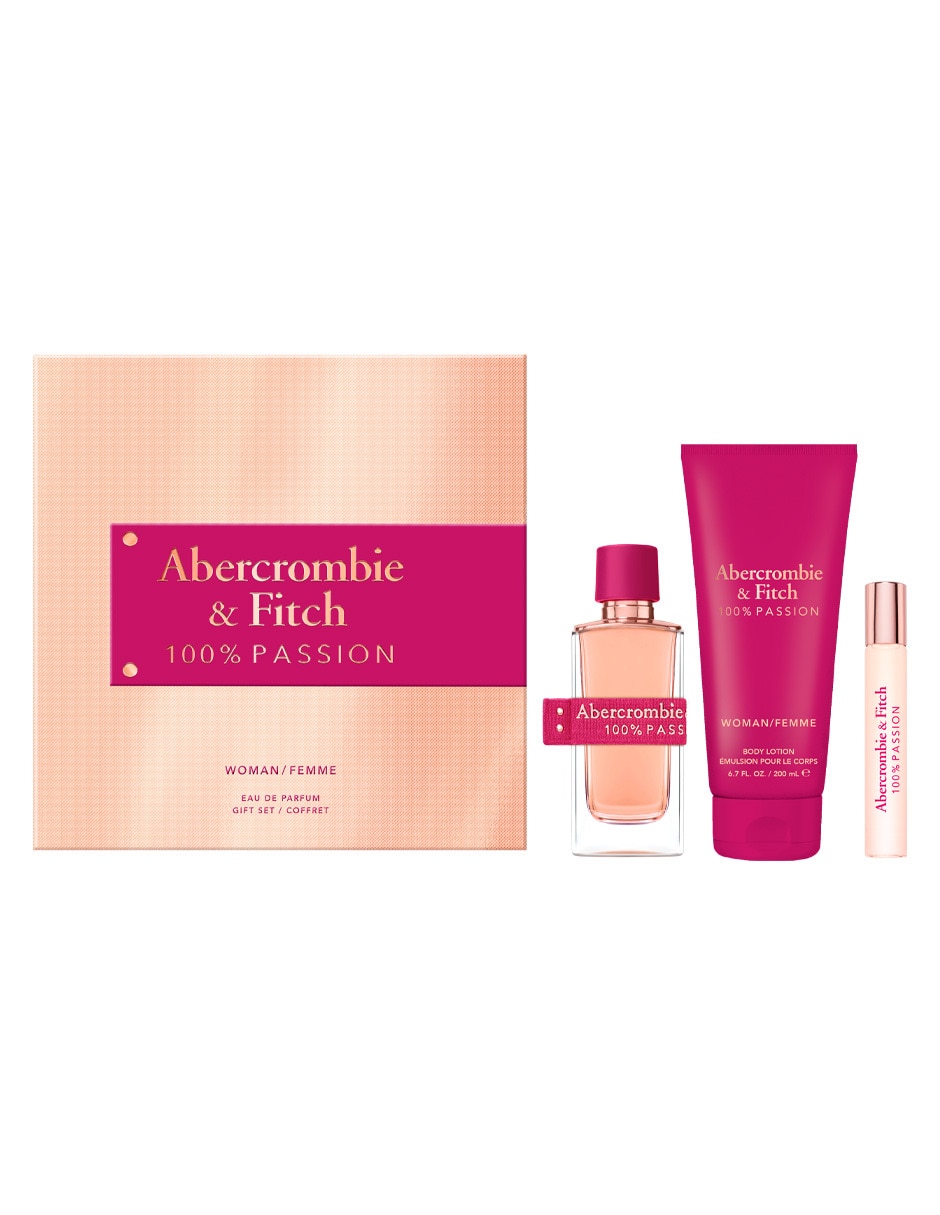 Kit Eau de parfum 100% Passion para mujer Kit Eau de parfum 100% Passion para mujer